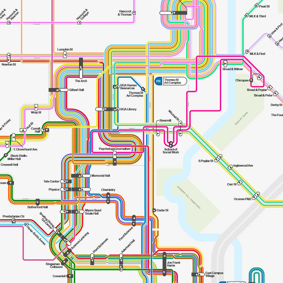 The Athens Transit Unified Map