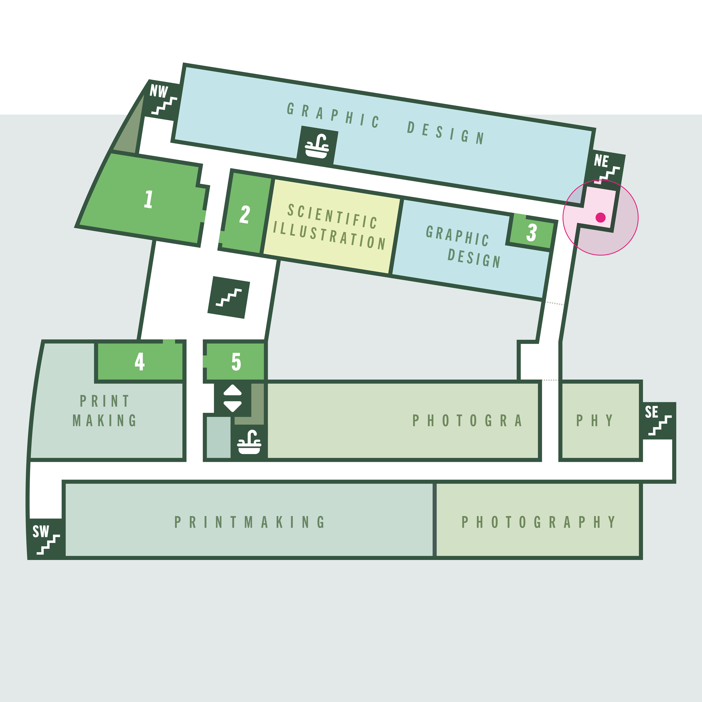 Wayfinding System for the Lamar Dodd School of Art
